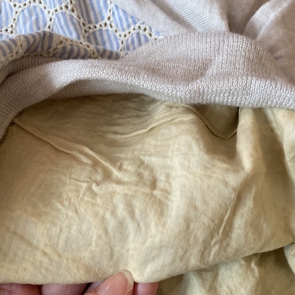 J. Crew Sweater with Embroidered Seersucker Detail - Picture 6 of 8